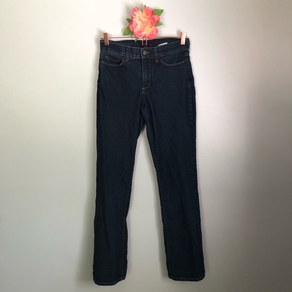 NYDJ Jeans Lift Tuck  Rhinestone Pocket Sz 4 - Picture 2 of 8